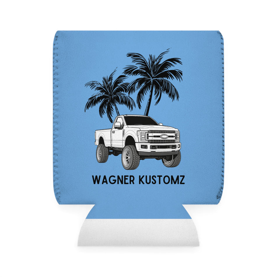 Wagner Kustomz Can Cooler Sleeve - Truck and Palm Trees