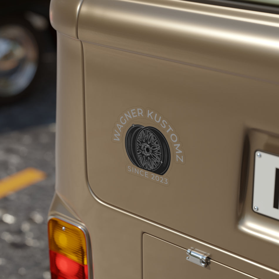 Transparent Outdoor Decal- Wagner Kustomz Tire Design